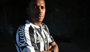 Robinho divulgacao santos