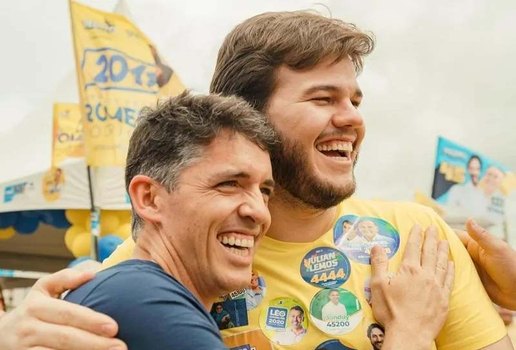 Deputado estadual Tovar Correia Lima (PSDB) e o prefeito Bruno Cunha Lima (PSD).