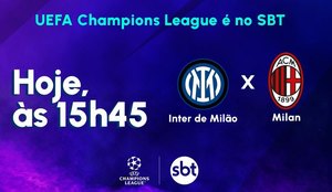 TV Tambaú transmite Inter de Milão x Milan pela Champions League