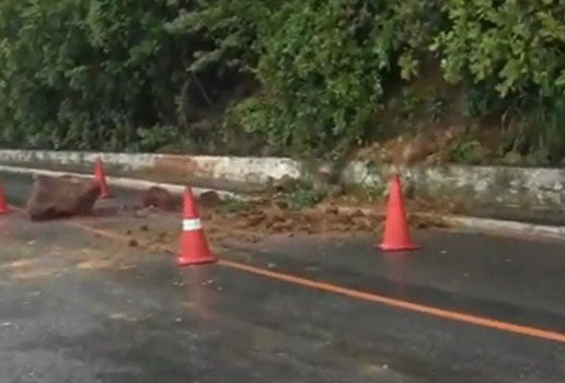 Barreira desabamento