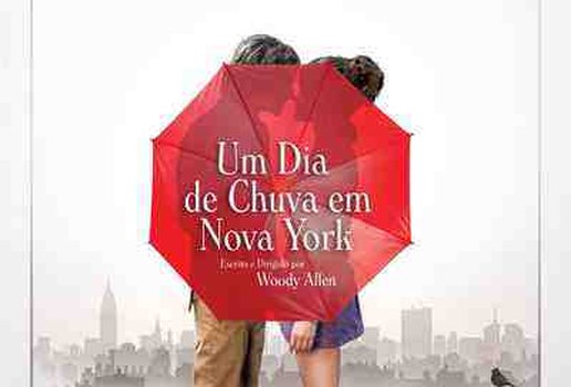 Um dia de Chuva em Nova York Poster Oficial