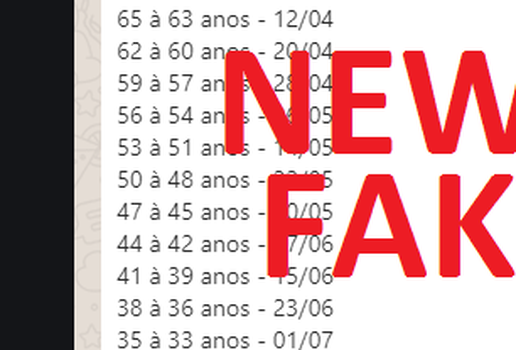 Informação falsa circula em grupos de WhatsApp e nas redes sociais
