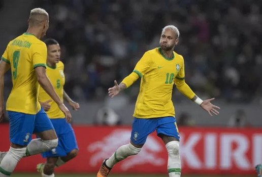 Brasil vence o Japão com gol de pênalti de Neymar