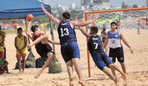 Handebol de praia divulgacao