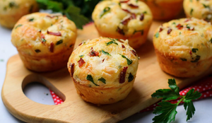 Muffin de queijo com bacon (Imagem: Julie208 | Shutterstock)