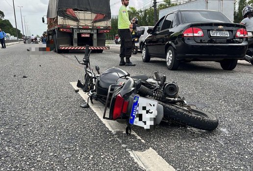 Motociclista não resistiu aos ferimentos e morreu no local