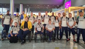 Comitê Paralímpico Brasileiro divulgou imagens do treino
