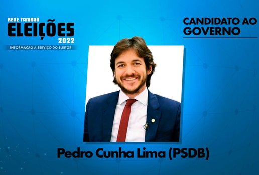 Pedro Cunha Lima é candidato pelo Partido da Social Democracia Brasileira