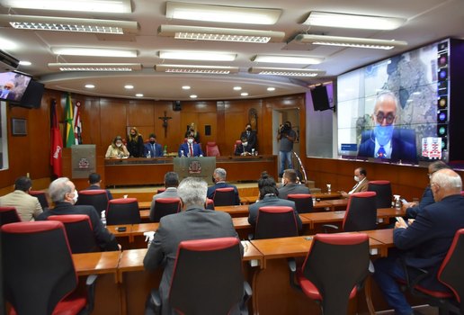 Plenário da Câmara Municipal de João Pessoa.