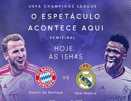 Bayern x Real Madrid Champions League jogo transmissão