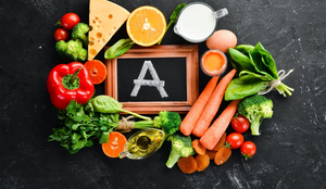 A vitamina A pode ser encontrada em alguns tipos de alimentos (Imagem: YARUNIV Studio | Shutterstock)