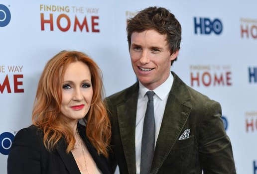 Eddie redmayne jk rowling 2020r