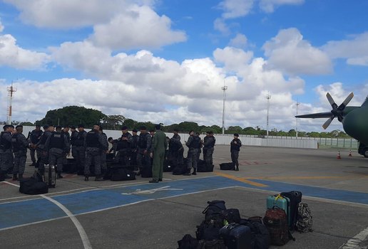 Tropa com 30 policiais foi enviada para Brasília