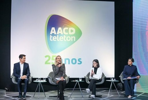 Coletiva de Impensa Teleton 2022, com Maisa Silva, Eliana, Lari Mariano e Celso Portiolli