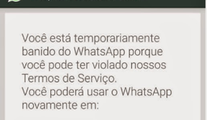 Banido Whatsapp
