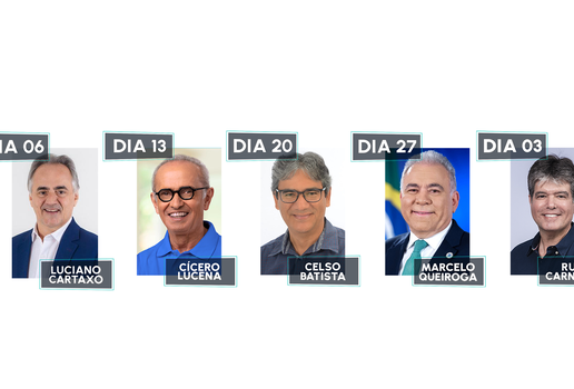 Ordem da realização das entrevistas foi definida por meio de sorteio com a participação dos representantes dos pré-candidatos