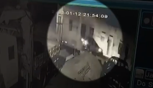 Vídeo mostra momento em que viatura atinge moto durante perseguição em JP