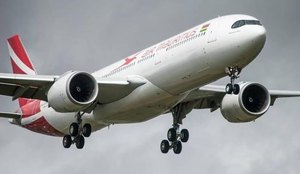 Bebê foi encontrado em inspeção de um avião da Air Mauritius