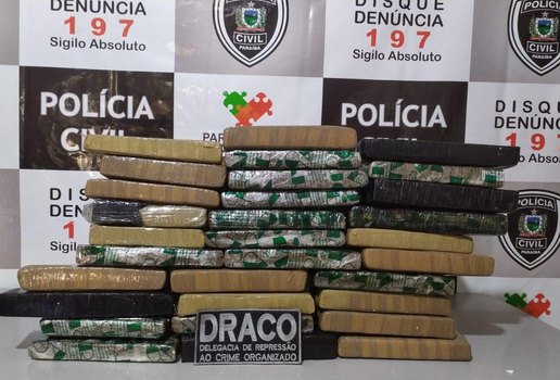 Polícia prende dupla e apreende 35 quilos de maconha na PB