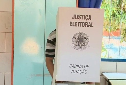 Cabine de votacao sbt