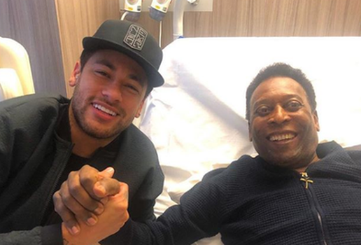 NEYMAR E PELE 08 04 2019