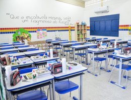 Sala de aula rede municipal joao pessoa