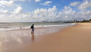 Praia do Bessa, em João Pessoa.