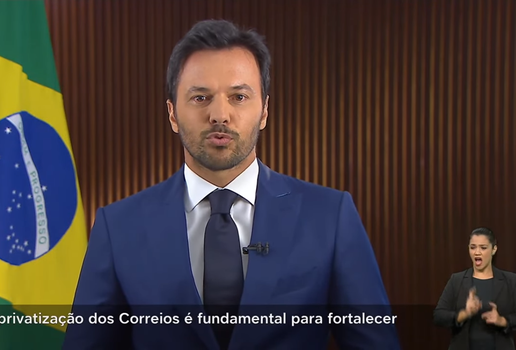 Ministro Fábio Faria defende privatização dos Correios em pronunciamento