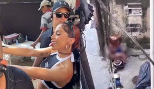 Sexo oral durante gravação do clipe de Anitta dá oq ue falar na web
