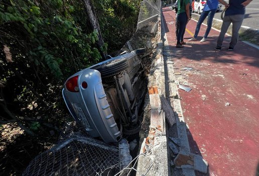 Acidente na Av. Dom Pedro II