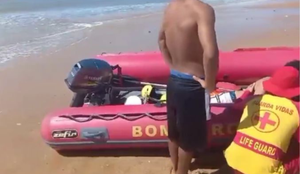 Corpo de Bombeiros resgate gramame foto reproducao redes sociais