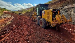 Pavimentacao da rodovia PB 384 foto divulgacao der pb