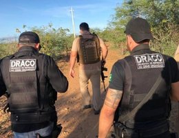 Ação conta com atuação de policiais da DRACO e GOE