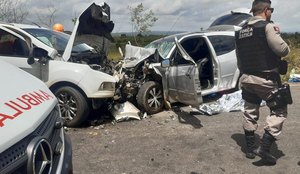 O motorista de um dos veículos não resistiu aos ferimentos e morreu no local.