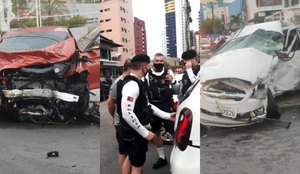 Estelionatario preso acidente BMW