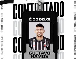 BOTAFOGO-PB ANUNCIA ATACANTE GUSTAVO RAMOS