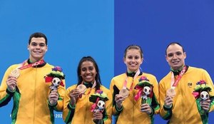 Brasil conquista décima medalha da natação na Paralimpíada de Tóquio