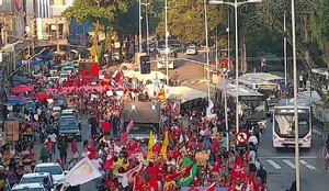 Manifestação aconteceu no centro de João Pessoa