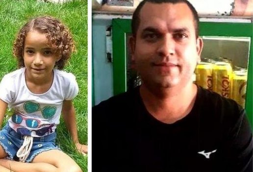 Ana Sophia e Thiago, principal suspeito pelo desaparecimento da menina