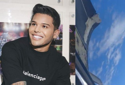 Vídeo mostra momento de incidente com avião do cantor Tierry; veja