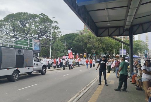 Protesto motoristas lagoa