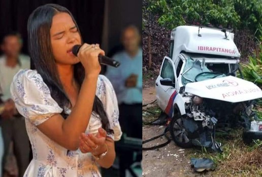 Cantora gospel morre, aos 18 anos, em acidente de carro na Bahia