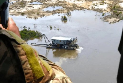 No período de janeiro a abril, foram 102. alertas de garimpos ilegais. Em 2023, os alertas chegaram a 378