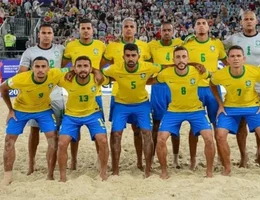 Selecao brasileira hexacampea mundial de futebol de areia sera homenageada na arena Paraiba Beach Games secom pb