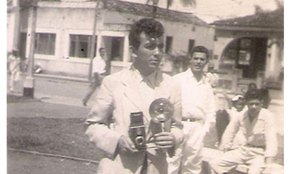 O fotógrafo Evandro Teixeira nos anos 60