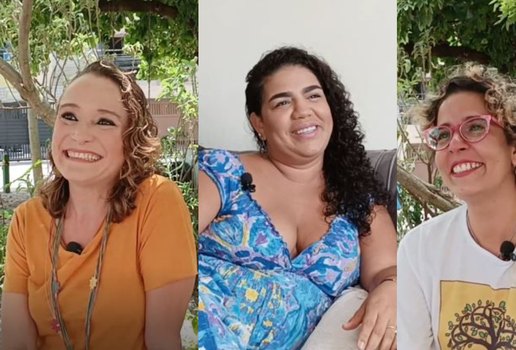 Fabiana Lemos, Sandra Melo e Juliana Terra contaram suas experiências como mães solo