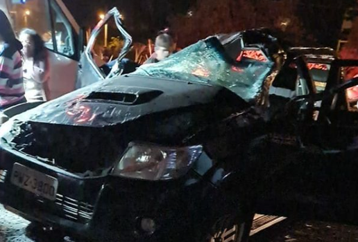 Capotamento deixa ex prefeito e familia feridos no interior da PB