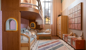 A decoração do quarto infantil pode acompanhar o desenvolvimento das crianças (Projeto: Marta Martins | Foto: Salvador Cordaro)