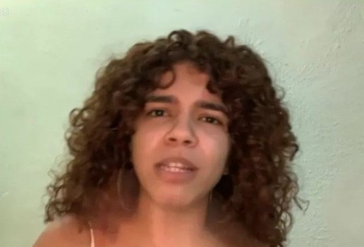 Maria, durante a edição do "Bate-Papo BBB"