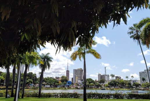 Parque da Lagoa, no Centro de João Pessoa.